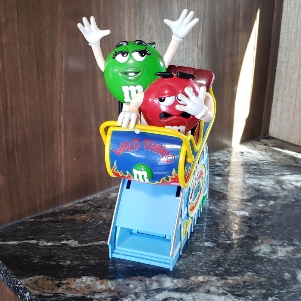 Vintage Wild Ride Rollercoaster M&M Dispenser